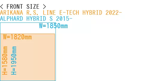 #ARIKANA R.S. LINE E-TECH HYBRID 2022- + ALPHARD HYBRID S 2015-